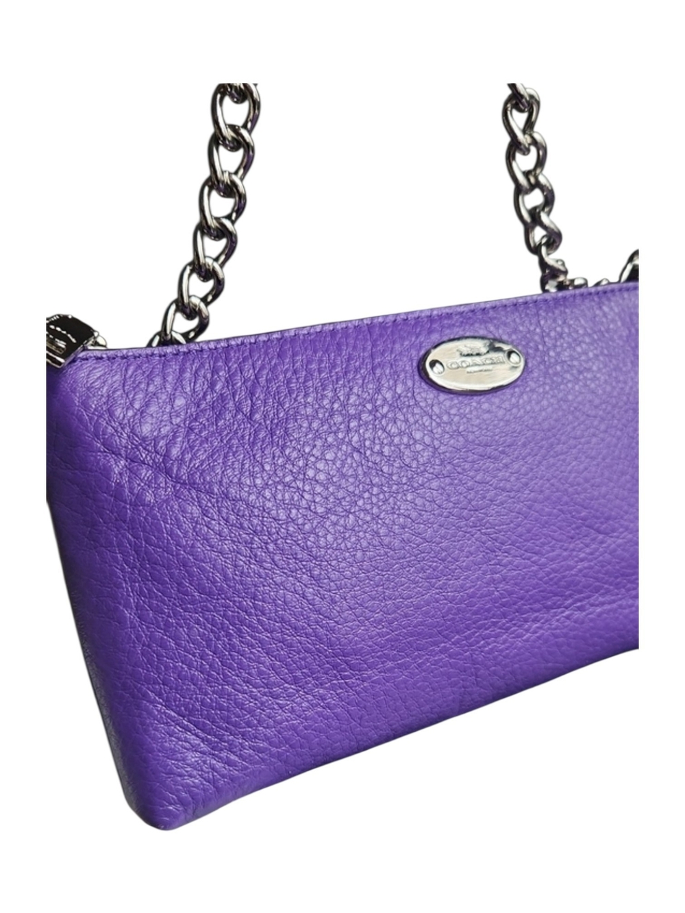 Coach Charlotte Shoulder Bag Classic Top-zip Baguette - Picture 6 of 15
